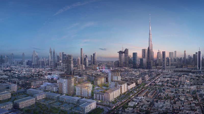 Современная резиденция Fern City Walk с развитой инфраструктурой рядом с достопримечательностями, в престижном районе Al Wasl, Дубай, ОАЭ — фото 24
