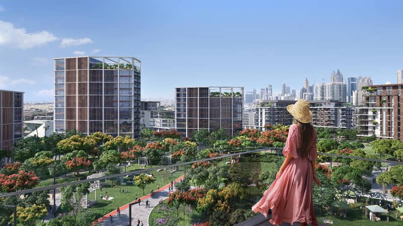Современная резиденция Fern City Walk с развитой инфраструктурой рядом с достопримечательностями, в престижном районе Al Wasl, Дубай, ОАЭ — фото 20