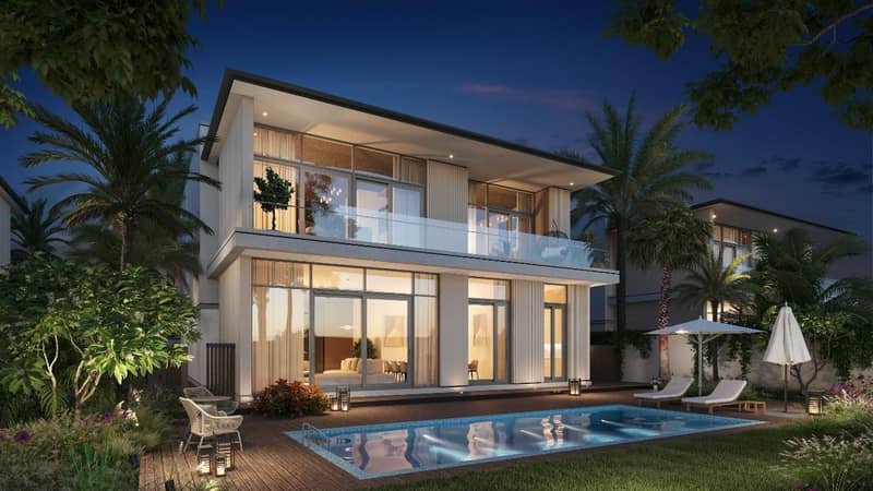 Новые виллы и таунхаусы в закрытой резиденции District 11 Opal Gardens с пляжами, в спокойном жилом районе MBR, Дубай, ОАЭ — фото 7