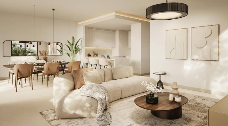Новые виллы и таунхаусы в закрытой резиденции District 11 Opal Gardens с пляжами, в спокойном жилом районе MBR, Дубай, ОАЭ — фото 3