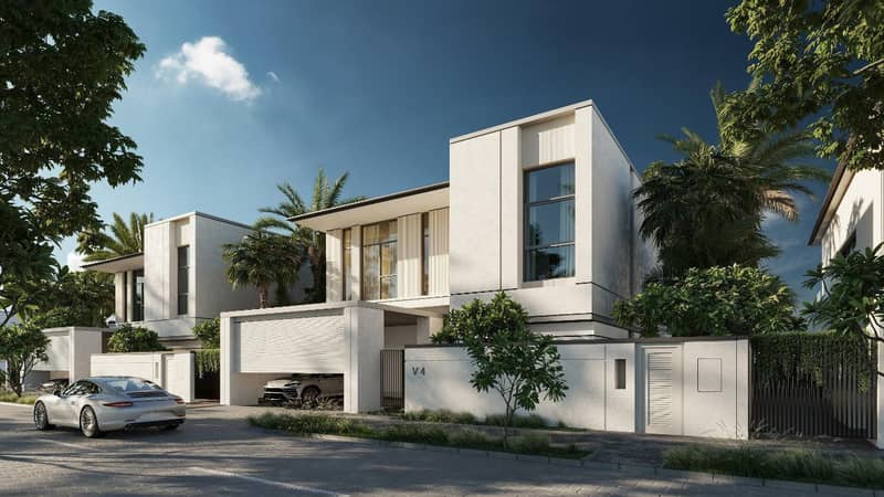 Новые виллы и таунхаусы в закрытой резиденции District 11 Opal Gardens с пляжами, в спокойном жилом районе MBR, Дубай, ОАЭ — фото 9