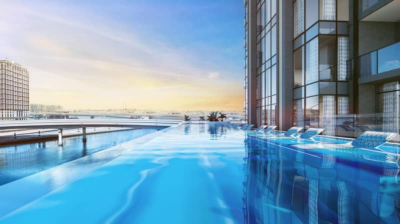 Жилой комплекс Urban Oasis от итальянского дизайнера, на берегу водного канала, с видом на город, Business Bay, Дубай, ОАЭ — фото 6