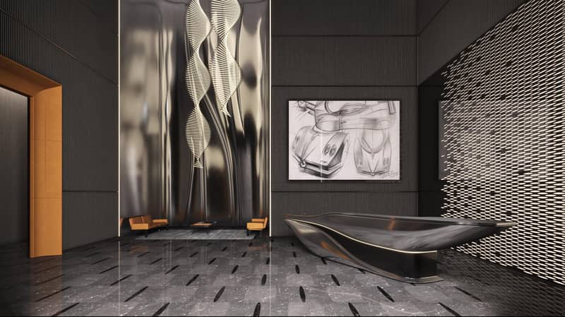 Элитный жилой комплекс PAGANI Tower с уникальным дизайном и видом на водный канал и небоскреб Бурдж-Халифа, Business Bay, Дубай, ОАЭ — фото 9