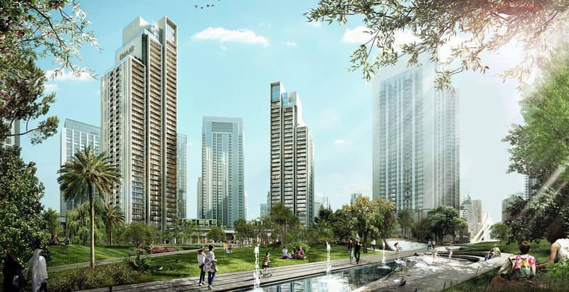 Harbour Gate—apartments in a residential complex by Emaar with views of harbor and large park, swimming pools and gym in Dubai Creek Harbour — photo 2