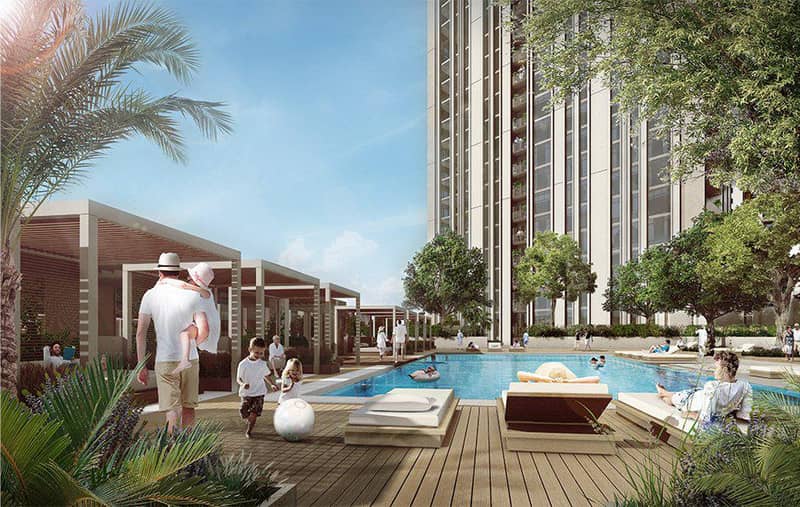 Harbour Gate—apartments in a residential complex by Emaar with views of harbor and large park, swimming pools and gym in Dubai Creek Harbour — photo 3