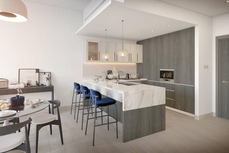 Современный жилой комплекс Belmont Residences в тихом и спокойном районе с парками и школами, JVT, Дубай, ОАЭ — фото 5