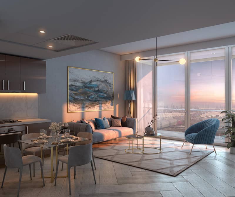Жилой комплекс Riviera I с видом на набережную в районе MBR City, ОАЭ — фото 4