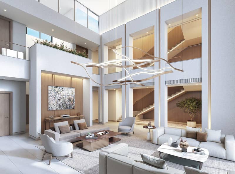 Закрытый комплекс вилл Hartland II Villas с международной школой и зелеными зонами, Bu Kadra, Дубай, ОАЭ — фото 3