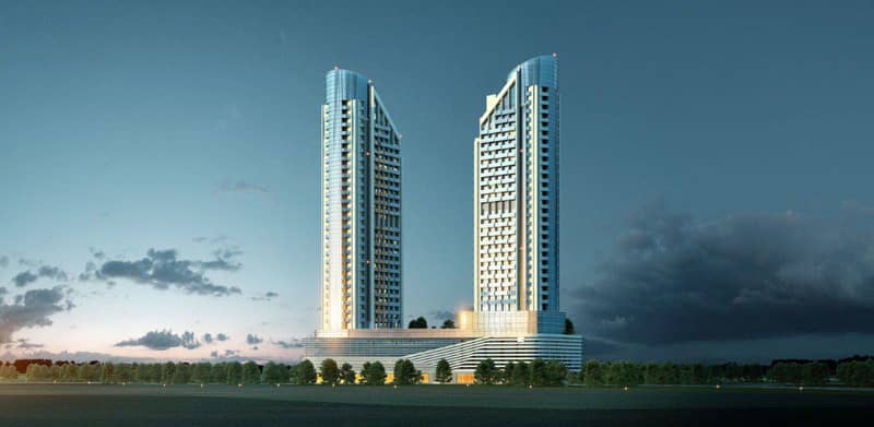 High-rise residence Cloud Tower with swimming pools and sports grounds in the city center, JVT, Dubai, UAE — photo 2