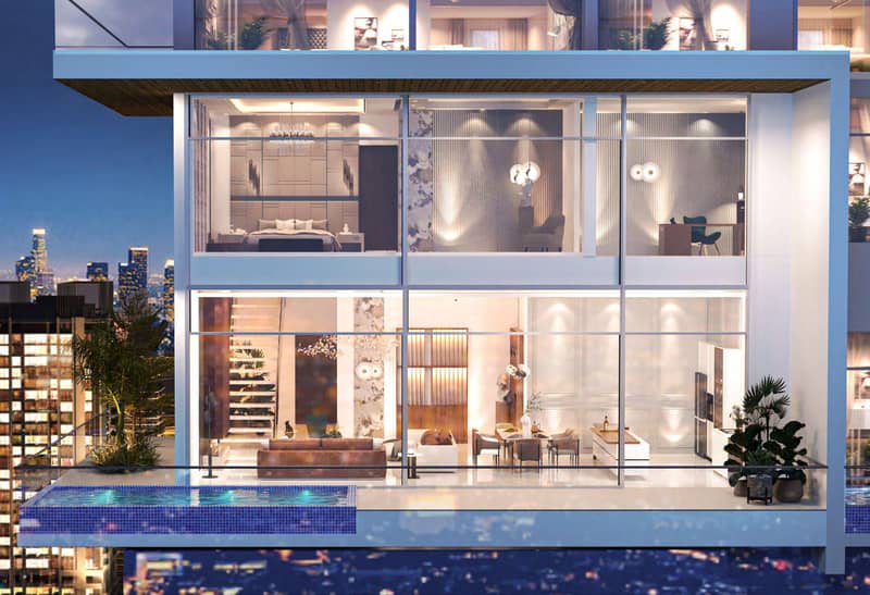 Виллы с видом на город, море и озёра, в комплексе Sky Villas с развитой инфраструктурой, JLT, Дубай, ОАЭ — фото 6