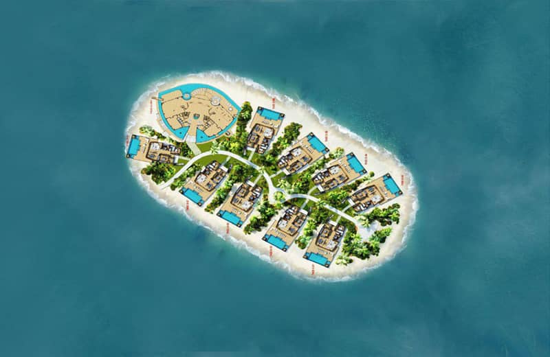 Sweden Beach Palace — scandinavian-style villas by Kleindienst with a private beach area in The World Islands, Dubai — photo 10