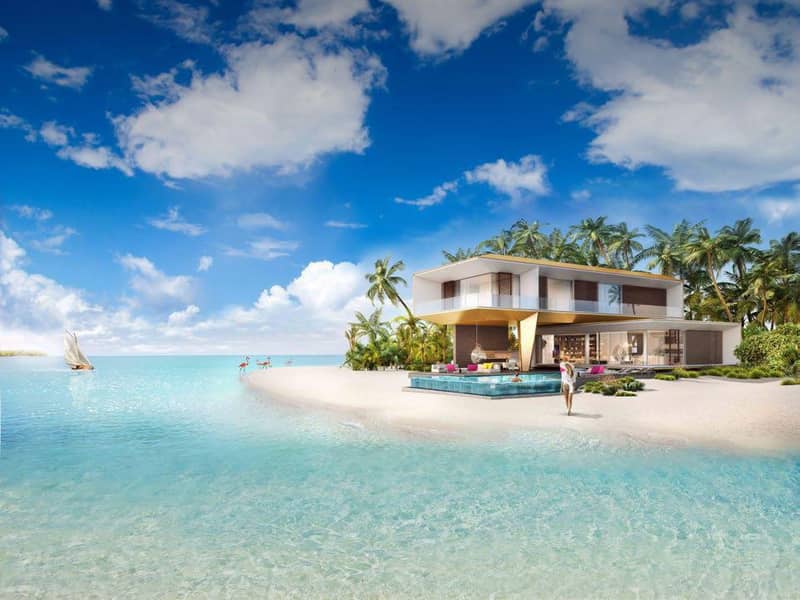 Виллы в немецком стиле, рядом с пляжем и лагуной, The World Islands, Дубай, ОАЭ — фото 3