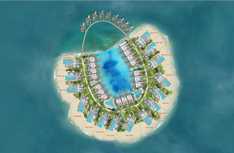 Виллы в немецком стиле, рядом с пляжем и лагуной, The World Islands, Дубай, ОАЭ — фото 5