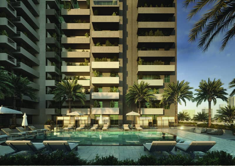 Residential complex Farishta with swimming pool and gym, with views of the city, Al Furjan, Dubai, UAE — photo 2