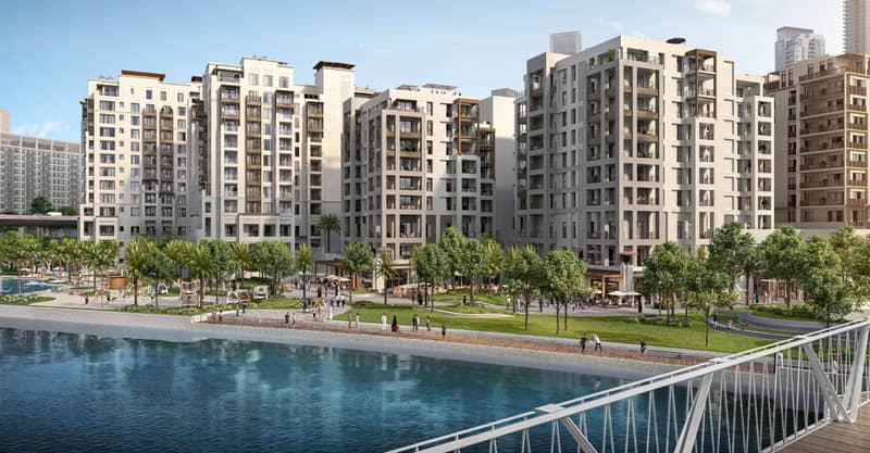 Апартаменты с террасами, видом на парк и гавань в ЖК Cedar, Dubai Creek Harbour, Дубай, ОАЭ — фото 2
