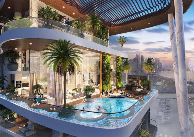 Bay 2 by Cavalli — new luxury residence by DAMAC at 150 meters from the sea in Dubai Harbour — photo 11