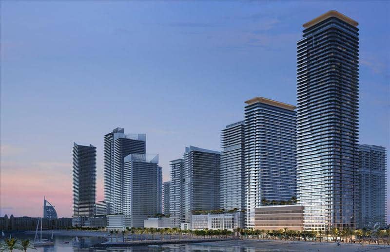 Modern residence Seapoint with a beach and an access to the promenade, Emaar Beachfront, Dubai, UAE — photo 2