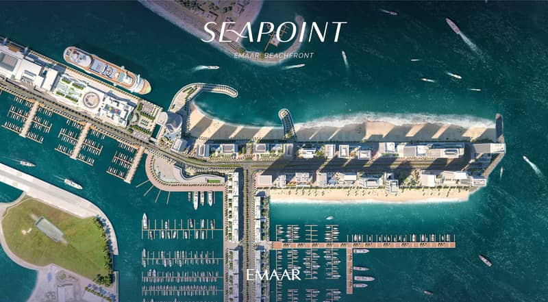 Modern residence Seapoint with a beach and an access to the promenade, Emaar Beachfront, Dubai, UAE — photo 8