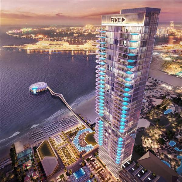 Высотная резиденция Five Luxe с отелем, ресторанами и бассейнами на первой линии у моря, JBR, Дубай, ОАЭ — фото 13
