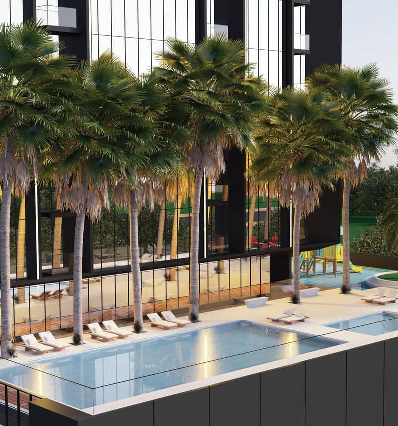 Комплекс меблированных апартаментов Altai Tower с бассейном и тренажерным залом, JVT, Дубай, ОАЭ — фото 15