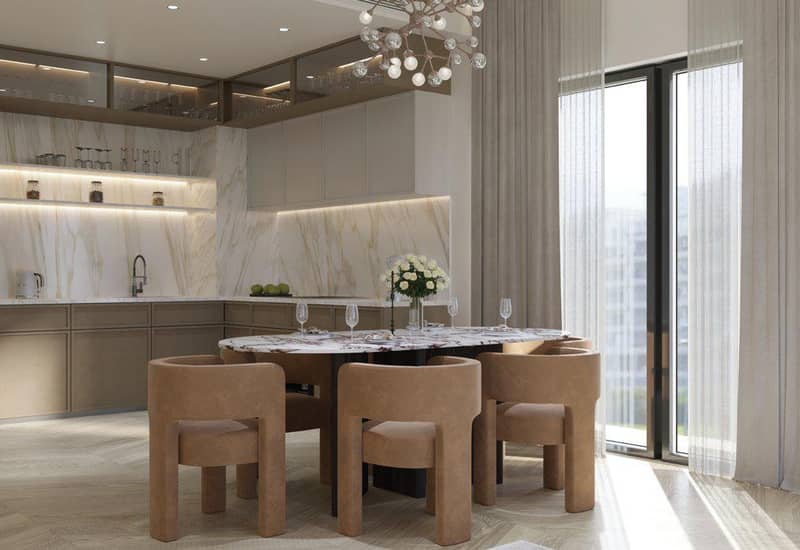 Комплекс меблированных апартаментов Altai Tower с бассейном и тренажерным залом, JVT, Дубай, ОАЭ — фото 4