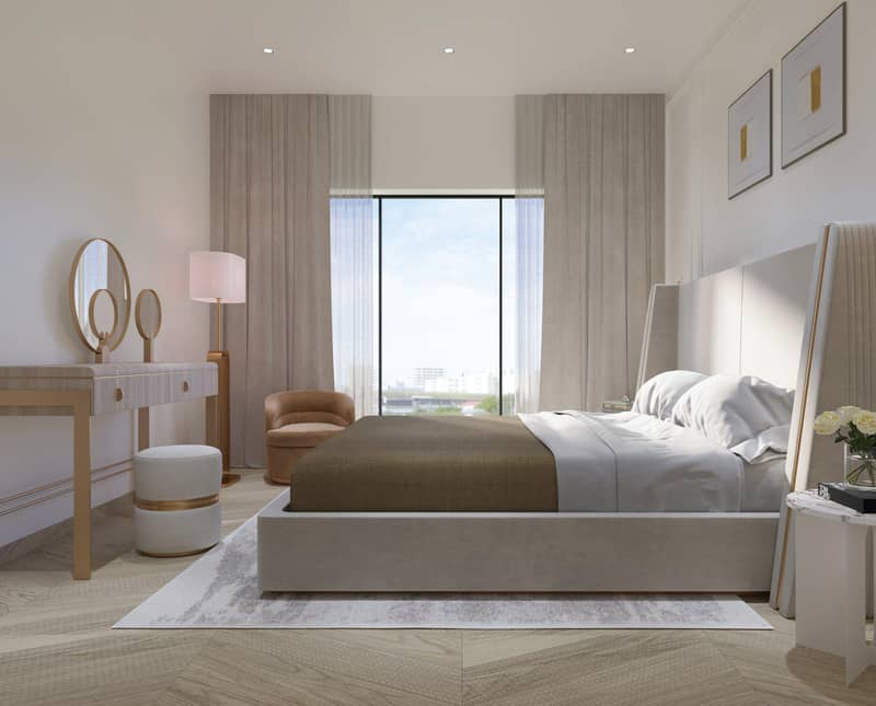 Комплекс меблированных апартаментов Altai Tower с бассейном и тренажерным залом, JVT, Дубай, ОАЭ — фото 7