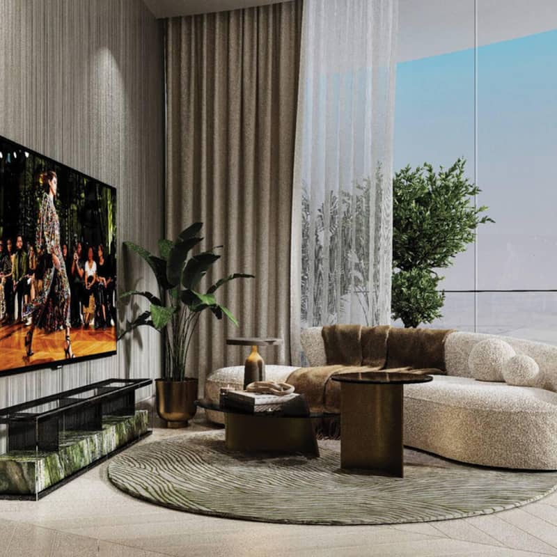 Canal Crown — residential complex by DAMAC with swimming pools, aqua fitness equipment and observation deck in Business Bay, Dubai — photo 5
