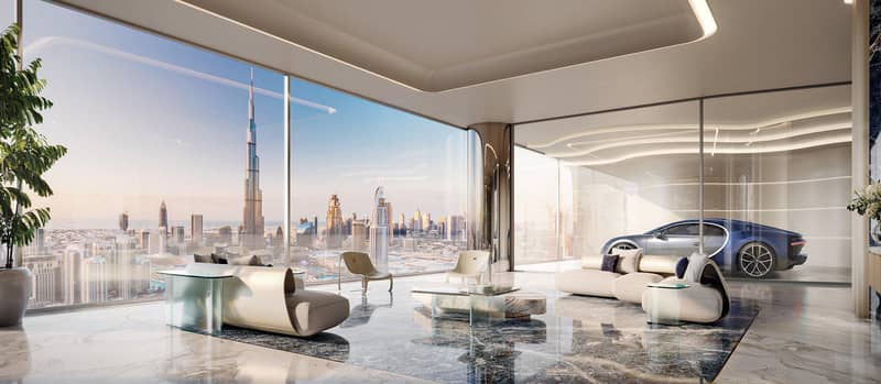 Высотный жилой комплекс Bugatti Residences с собственным пляжем рядом с яхт-клубом, Business Bay, Дубай, ОАЭ — фото 4