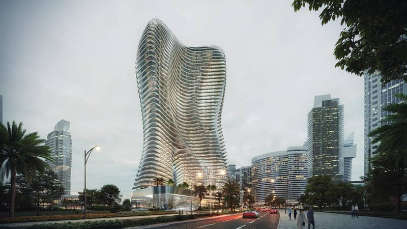 Высотный жилой комплекс Bugatti Residences с собственным пляжем рядом с яхт-клубом, Business Bay, Дубай, ОАЭ — фото 23