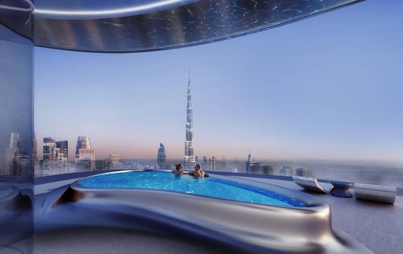Высотный жилой комплекс Bugatti Residences с собственным пляжем рядом с яхт-клубом, Business Bay, Дубай, ОАЭ — фото 10