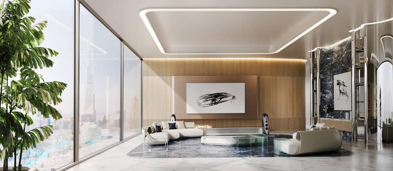 Высотный жилой комплекс Bugatti Residences с собственным пляжем рядом с яхт-клубом, Business Bay, Дубай, ОАЭ — фото 3