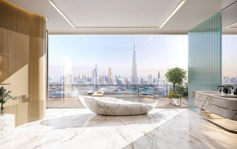 Высотный жилой комплекс Bugatti Residences с собственным пляжем рядом с яхт-клубом, Business Bay, Дубай, ОАЭ — фото 8