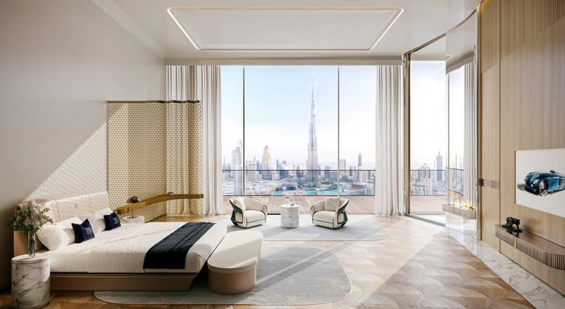 Высотный жилой комплекс Bugatti Residences с собственным пляжем рядом с яхт-клубом, Business Bay, Дубай, ОАЭ — фото 7