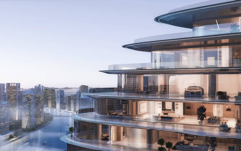 Высотный жилой комплекс Bugatti Residences с собственным пляжем рядом с яхт-клубом, Business Bay, Дубай, ОАЭ — фото 12