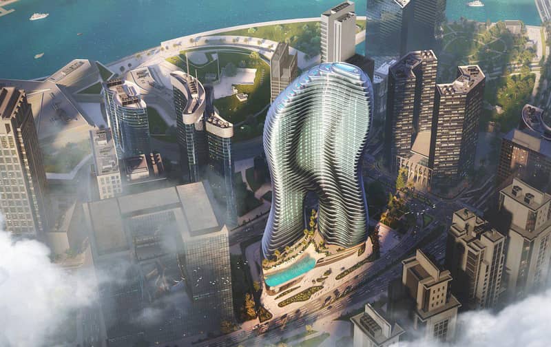 Высотный жилой комплекс Bugatti Residences с собственным пляжем рядом с яхт-клубом, Business Bay, Дубай, ОАЭ — фото 24
