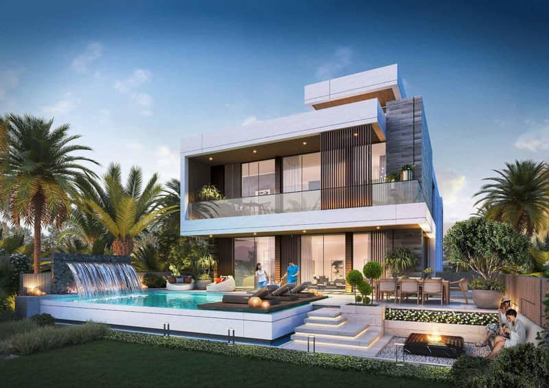 Новый элитный комплекс вилл Marocco Villas на берегу лагуны, DAMAC Lagoons, Дубай, ОАЭ — фото 3