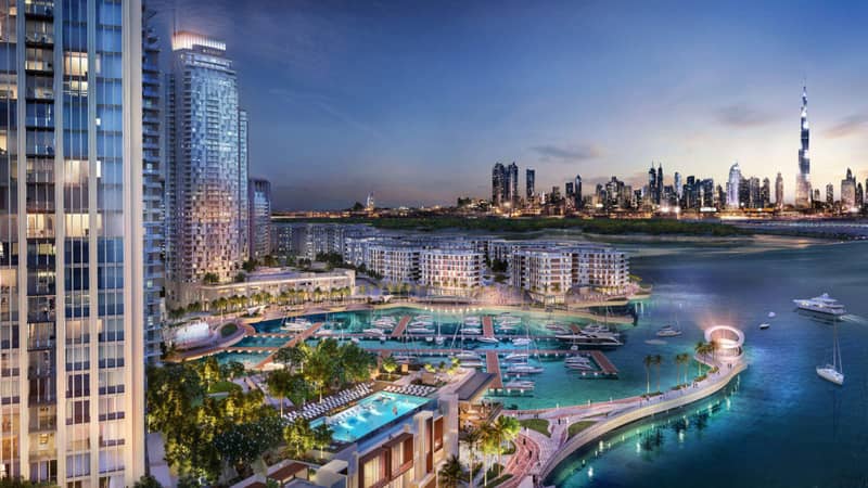 Высотная резиденция премиум класса Creek Residences рядом с причалом для яхт, Dubai Creek Harbour, Дубай, ОАЭ — фото 2