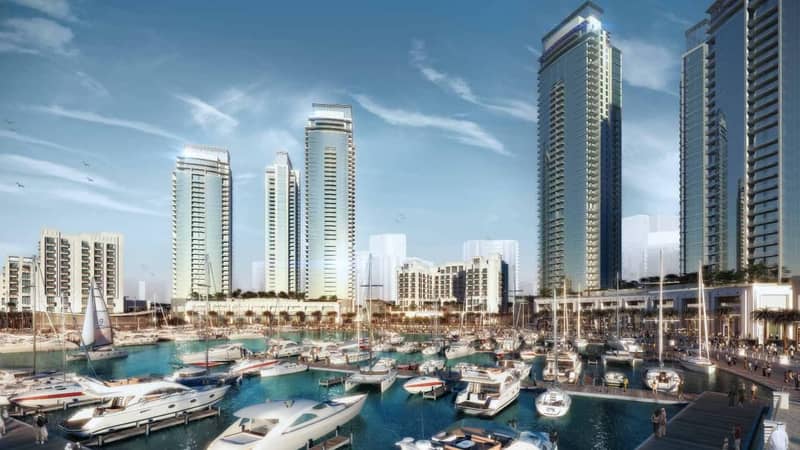 Высотная резиденция премиум класса Creek Residences рядом с причалом для яхт, Dubai Creek Harbour, Дубай, ОАЭ — фото 3