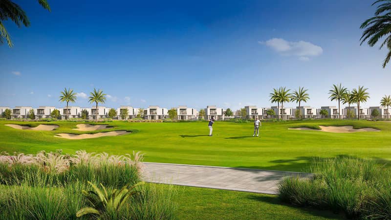 Новый комплекс элитных вилл Fairway Villas с полем для гольфа и ресторанами, Emaar South, Дубай, ОАЭ — фото 7