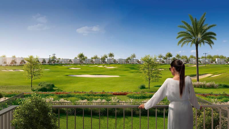 Новый комплекс элитных вилл Fairway Villas с полем для гольфа и ресторанами, Emaar South, Дубай, ОАЭ — фото 6