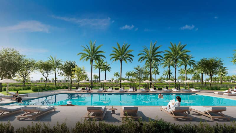 Новый комплекс элитных вилл Fairway Villas с полем для гольфа и ресторанами, Emaar South, Дубай, ОАЭ — фото 4