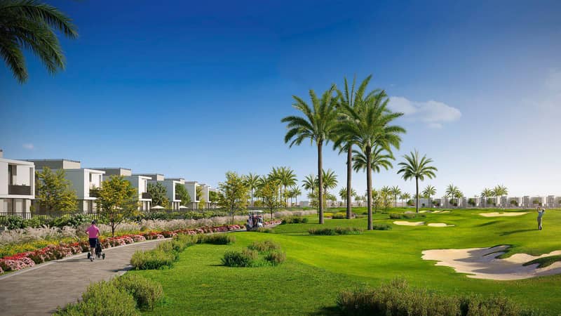 Новый комплекс элитных вилл Fairway Villas с полем для гольфа и ресторанами, Emaar South, Дубай, ОАЭ — фото 5