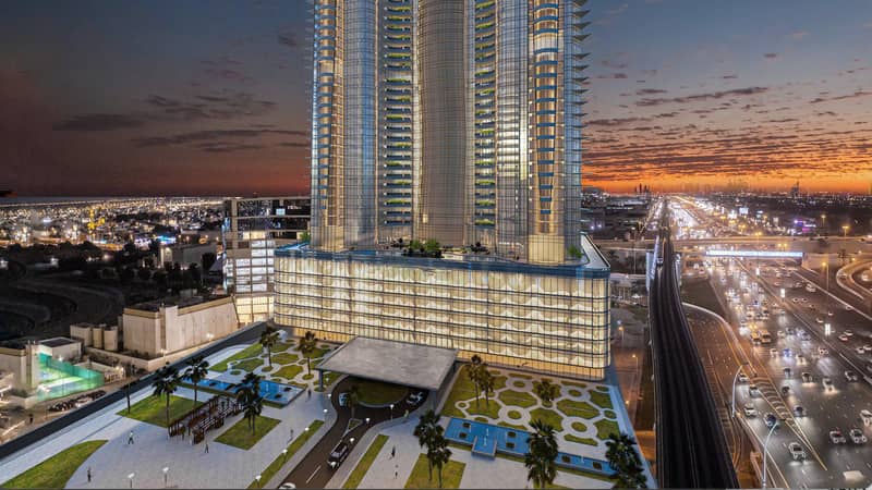 Высотная резиденция Al Habtoor Tower с бассейном и зоной отдыха, Business Bay, Дубай, ОАЭ — фото 3