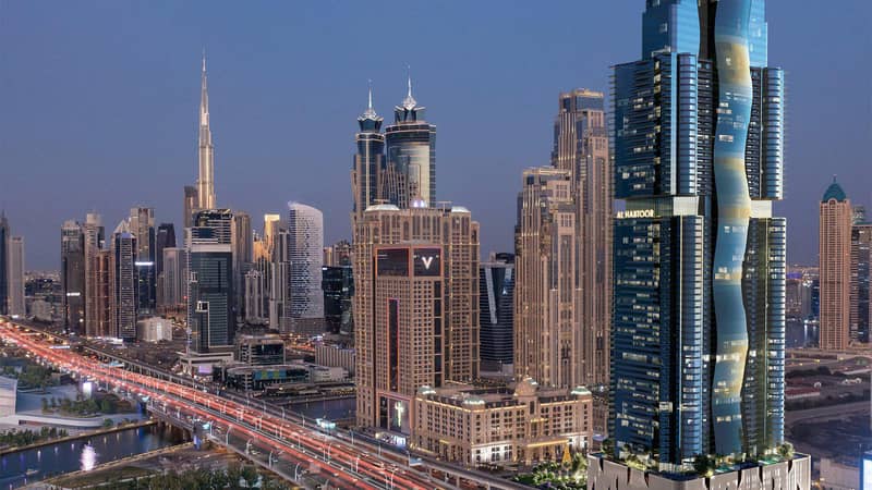 Высотная резиденция Al Habtoor Tower с бассейном и зоной отдыха, Business Bay, Дубай, ОАЭ — фото 6