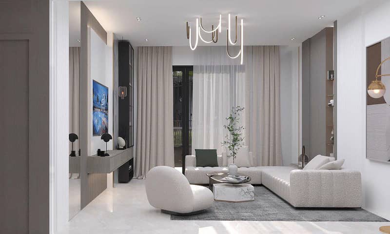 Новая резиденция House с бассейном и бизнес-центром, JVC, Дубай, ОАЭ — фото 4