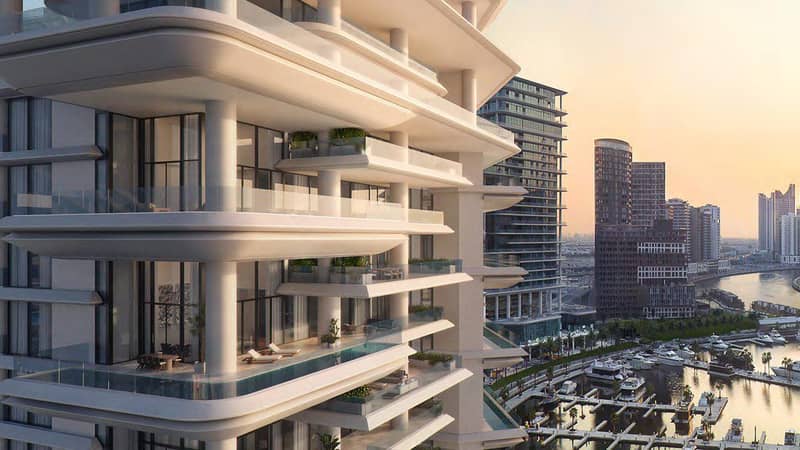 Новая элитная резиденция у воды Vela с пляжем и причалом в районе Business Bay, Дубай, ОАЭ — фото 12