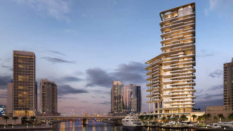 Новая элитная резиденция у воды Vela с пляжем и причалом в районе Business Bay, Дубай, ОАЭ — фото 2