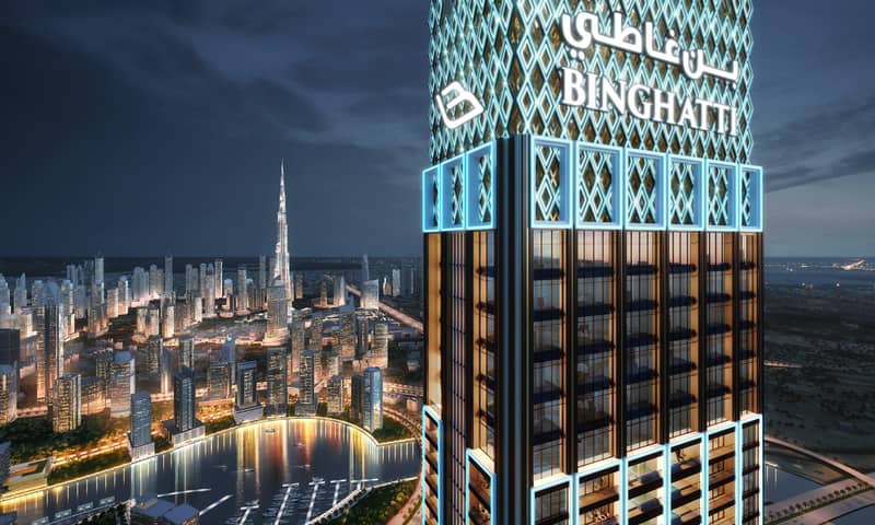 Burj Binghatti Jacob Residences — luxury high-rise residence with a swimming pool and a spa center near a yacht club in Business Bay, Dubai — photo 9