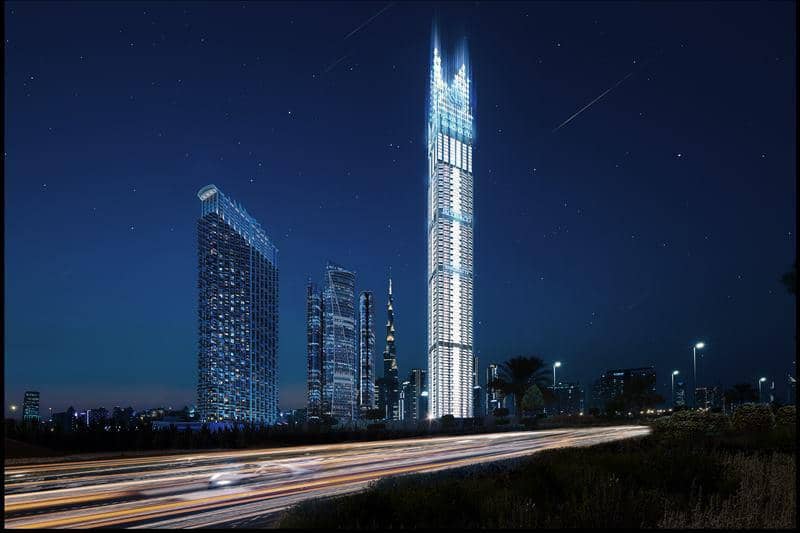 Burj Binghatti Jacob Residences — luxury high-rise residence with a swimming pool and a spa center near a yacht club in Business Bay, Dubai — photo 12