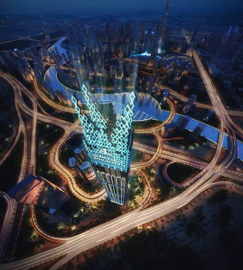 Burj Binghatti Jacob Residences — luxury high-rise residence with a swimming pool and a spa center near a yacht club in Business Bay, Dubai — photo 24